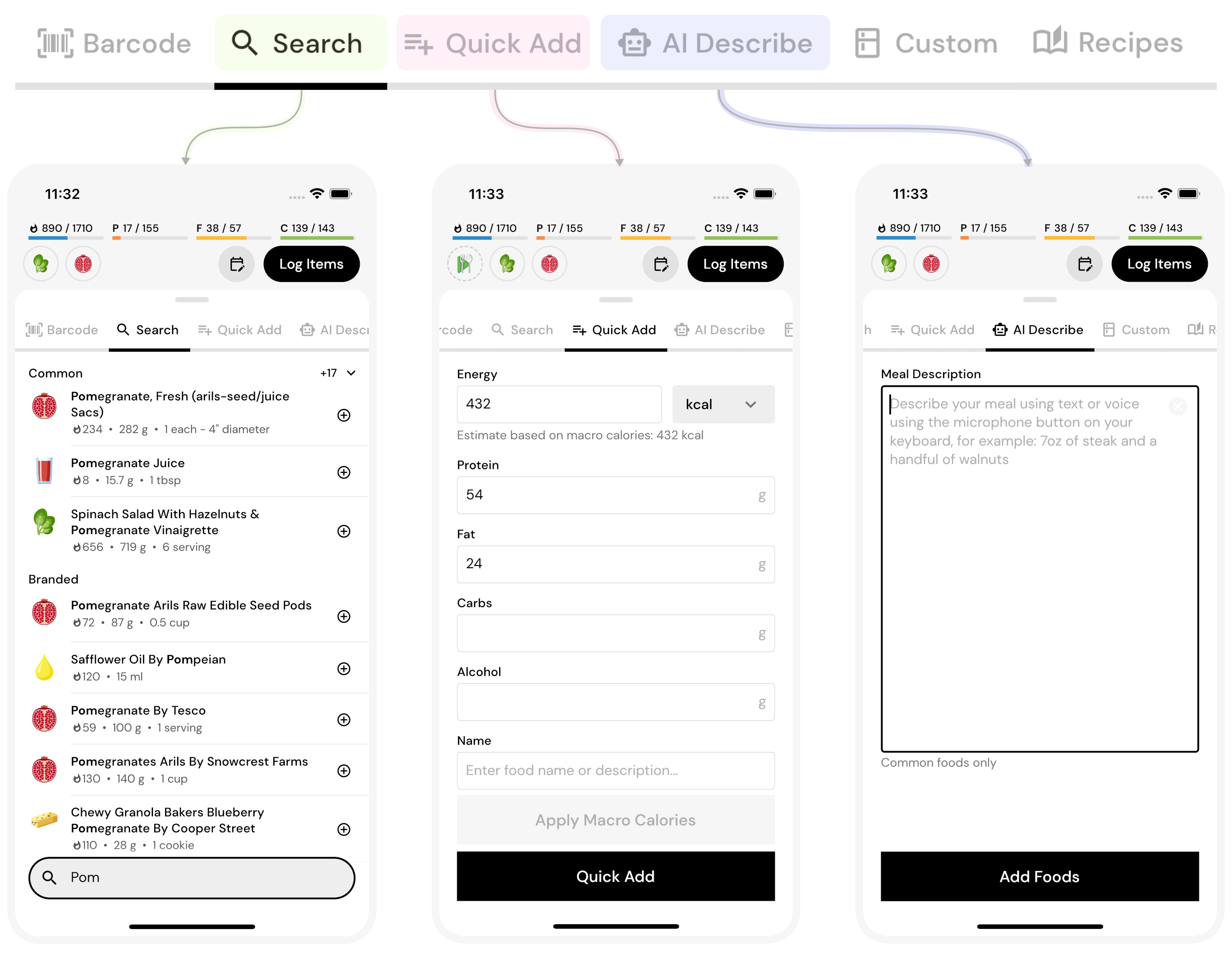 Use powerful utilities to build your meals within a modern, fast, and unified interface
