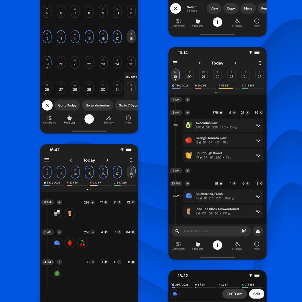The food timeline revamp is now available