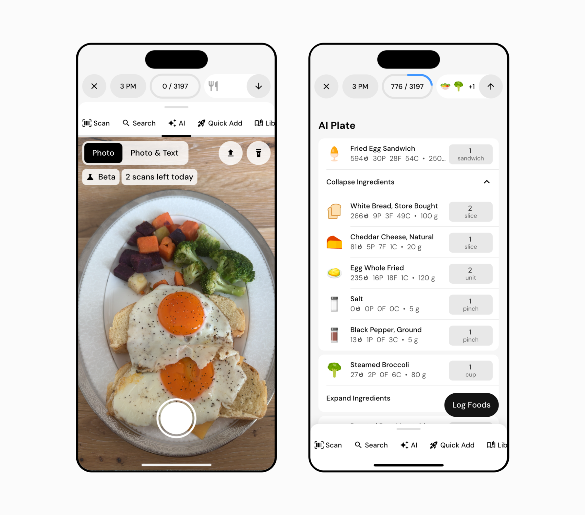 MacroFactor AI makes logging homemade meals easy 