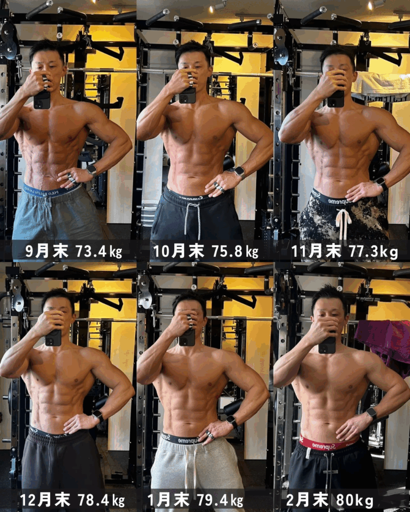 増量経過 YOJI OGAWA