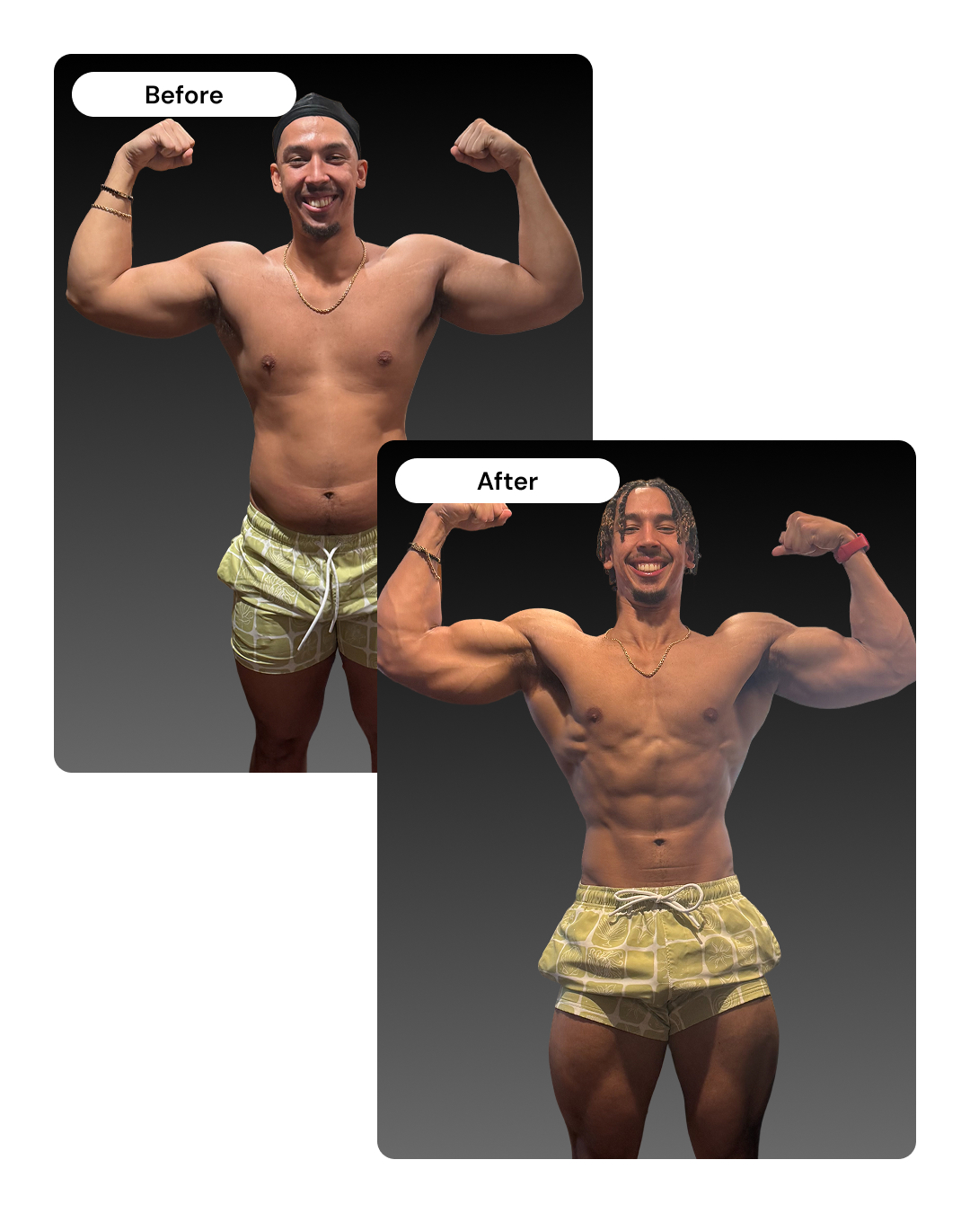 Kendell Before&After Photo Light